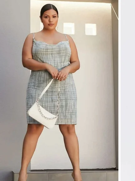 DONATED NWT Forever 21+ tie-dye mini dress - Picture 1 of 4